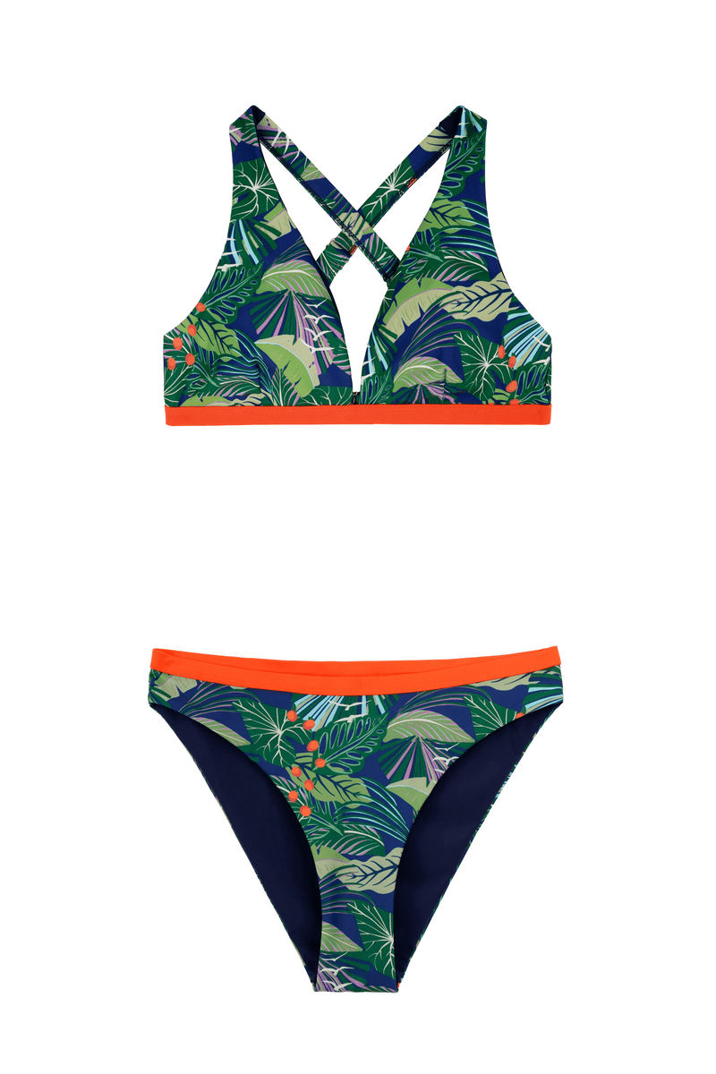 Herons at Dusk Wide Strap Bikini